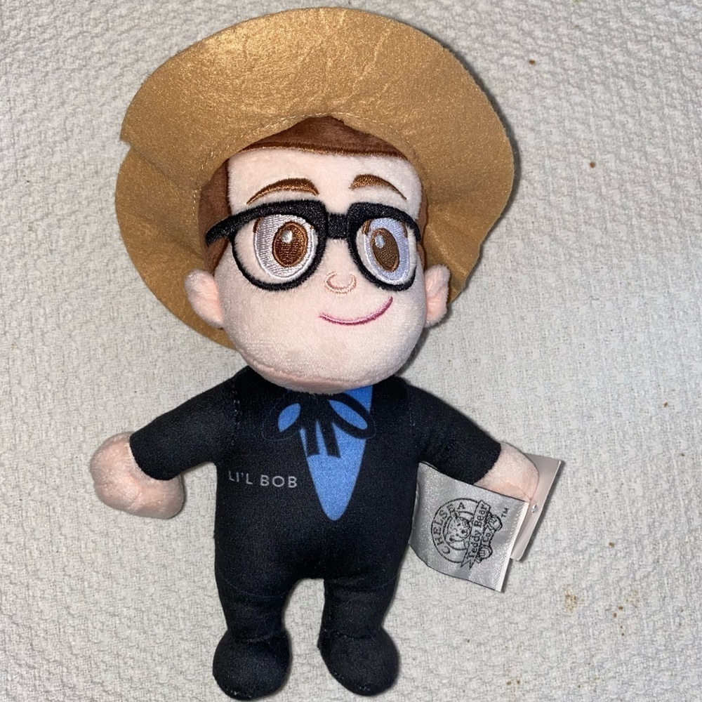 𝅺Bob Evan’s NWT  RARE. Collectible “LI’L BOB” 8” plush by Chelsea Teddy Bear Co